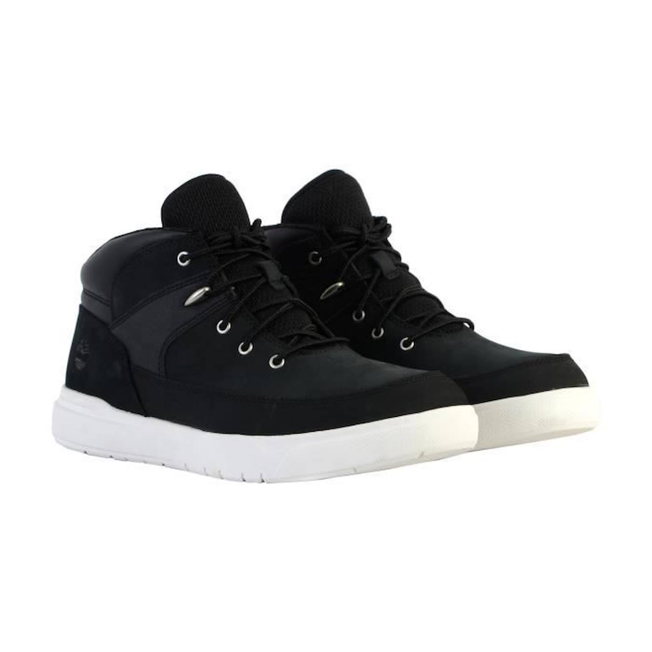 Basket Cuir Timberland Juniors Seneca Bay Mid Hiker noir