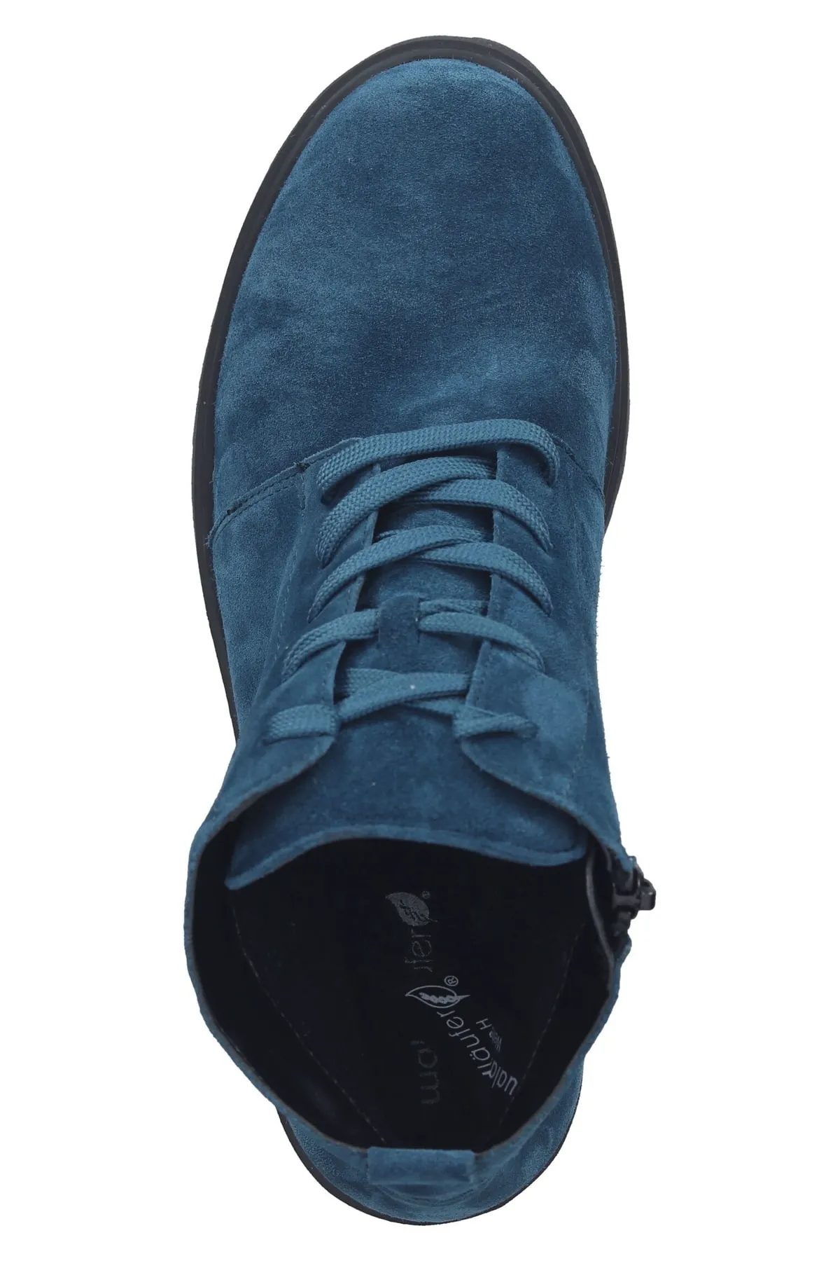 Waldläufer  Stiefelette - Blau - Blockabsatz