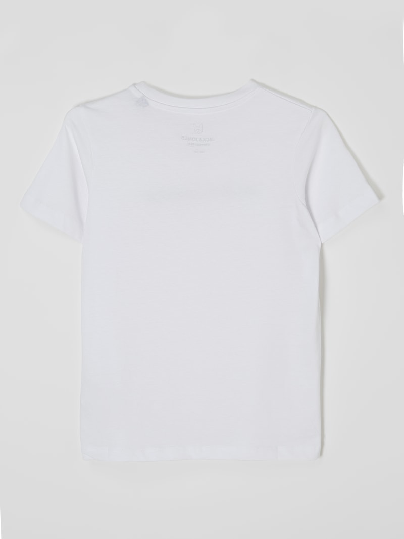 T-Shirt aus Baumwolle in weiß