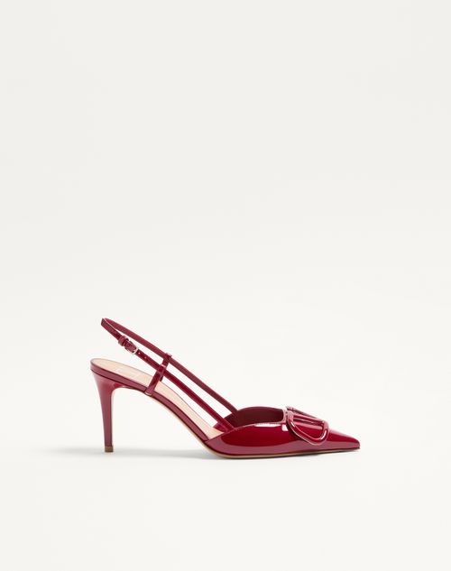 VLogo Signature Patent Slingback Pump 80mm