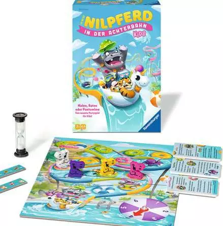 Das Nilpferd in der Achterbahn Kids - Kinderspiel ab 7 Jahren