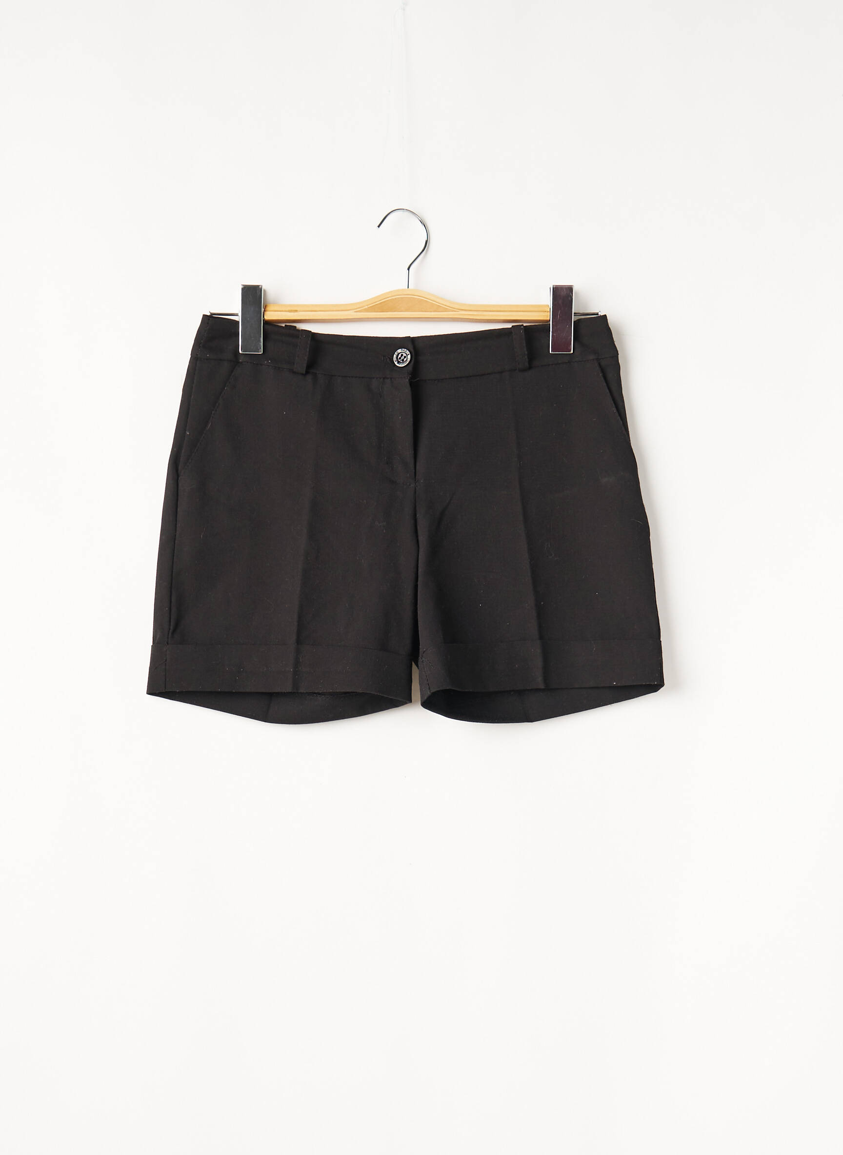 Sans Marque Shorts 1 Femme couleur noir