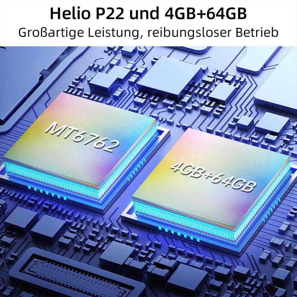 OUKITEL WP 18 pro, 4G-[Außentelefon], 64GB ROM, 12500 mAh Akku, Dual-SIM Smartphone (4 GB Speicherplatz, Android 12, 5,93'' IPS Display, 5M Frontkamera, 13M Hauptkamera hinten)