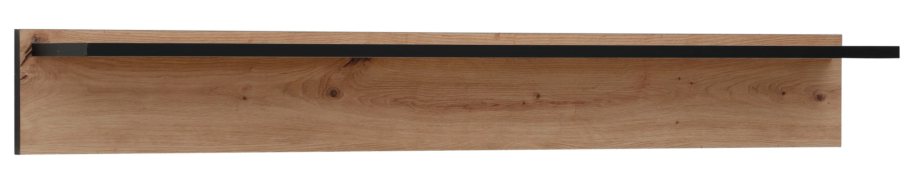 HELA Wandboard Ariana, Schwarz abgesetzte Kanten, 120 cm