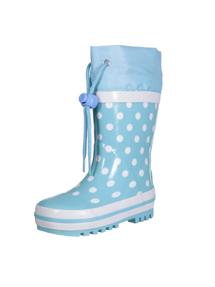 Playshoes Gummistiefel Punkte in Türkis günstig kaufen