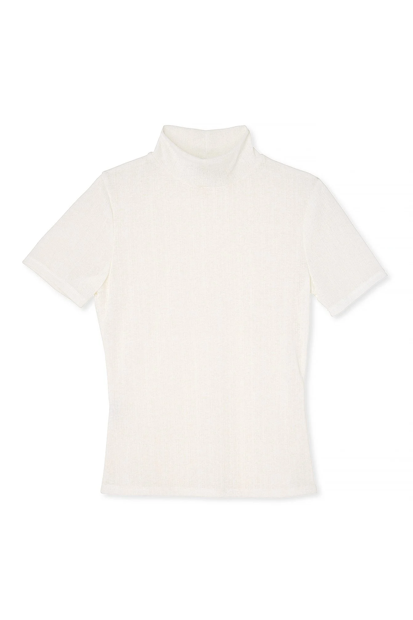 Transparentes Kurzarm-Top