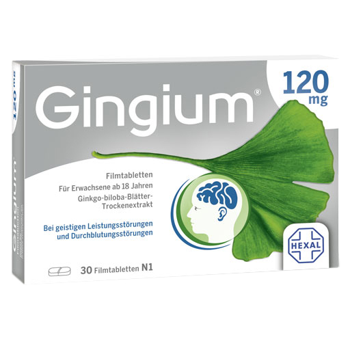 GINGIUM 120 mg Filmtabletten  30 St  Filmtabletten
