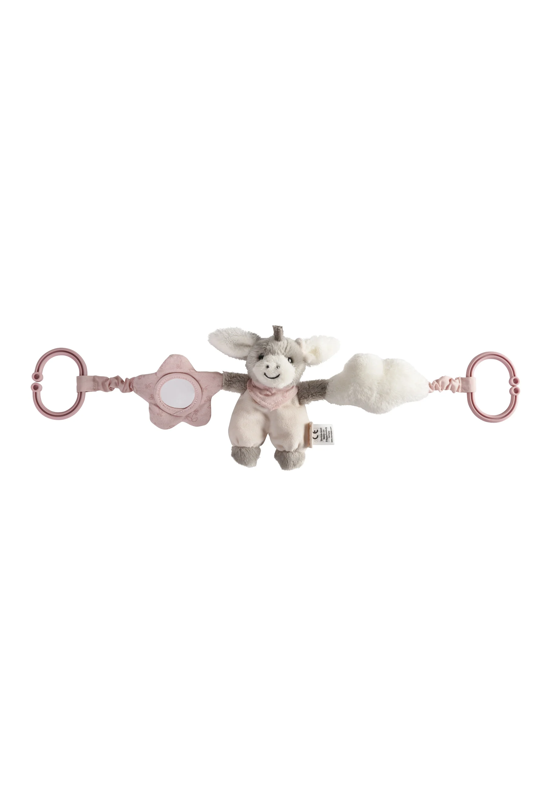 Kinderwagenkette Esel Emmi Girl in rosa
