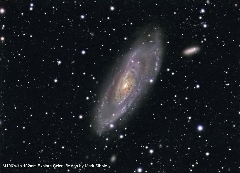 EXPLORE SCIENTIFIC Teleskop ED APO 102mm f/7 FCD-1 Alu 2'' R&P Fokussierer