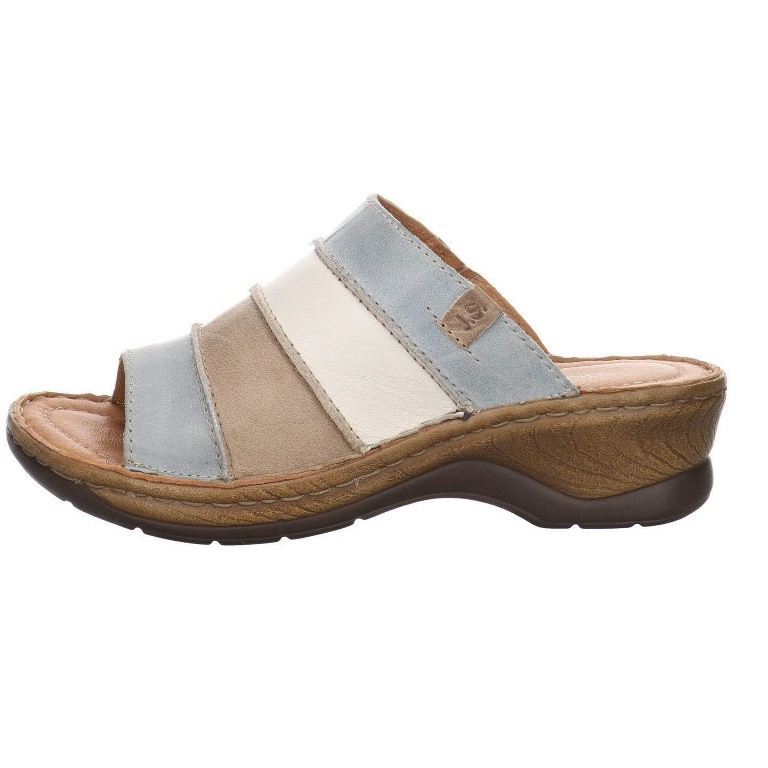JOSEF SEIBEL Klassische Sandalen silber