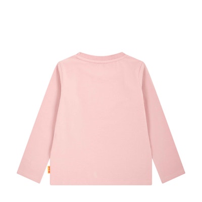 Set Leggings + T-Shirt langarm, rosa für Mädchen