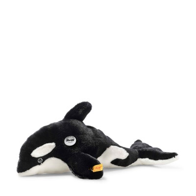 Ozzie Orca mit Quietsche, 37 cm, schwarz