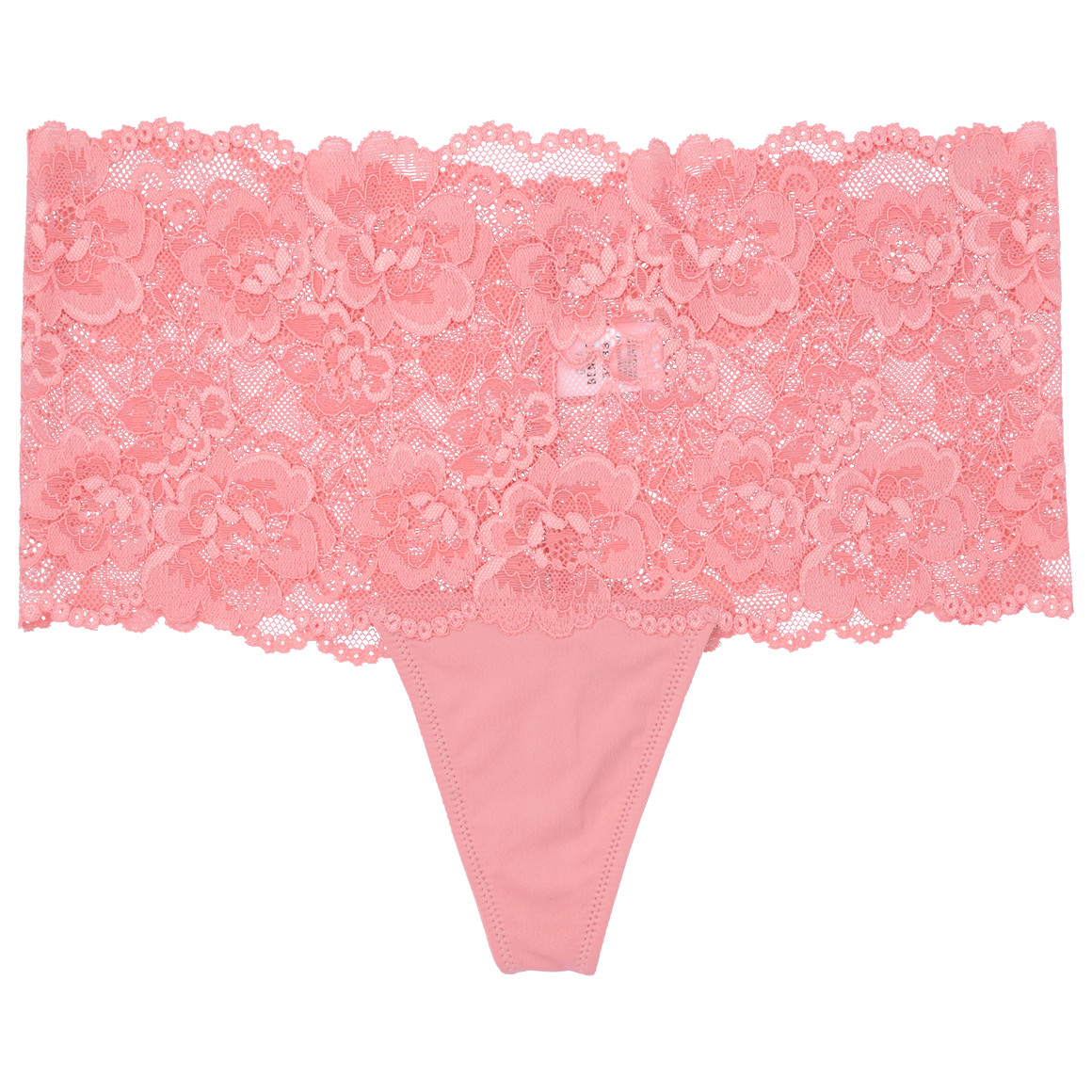 Damen String mit floraler Spitze