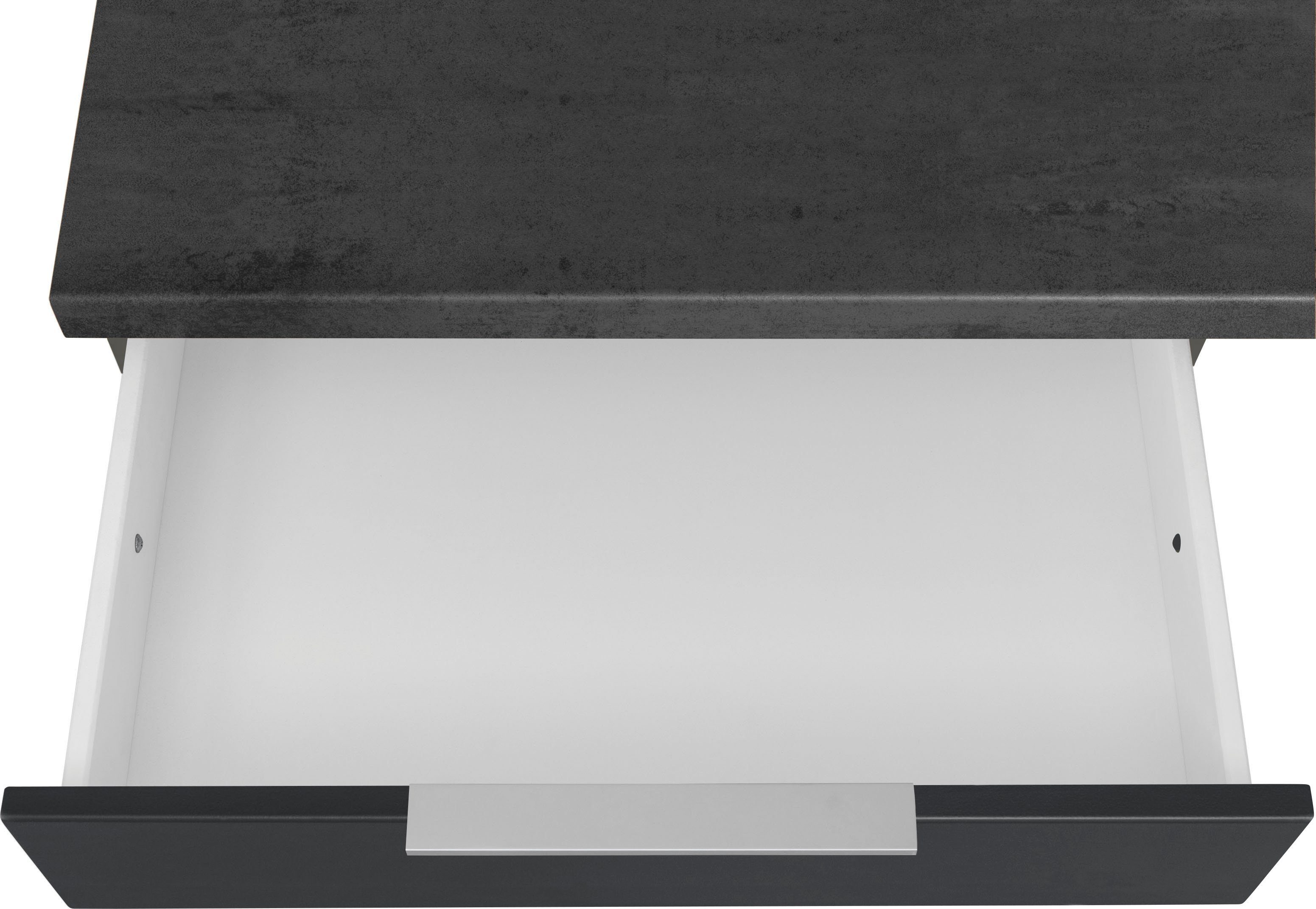 HELD MÖBEL Küche Luhe, Stellbreite 240x180 cm, wahlweise mit oder ohne E-Geräten, MDF-Fronten