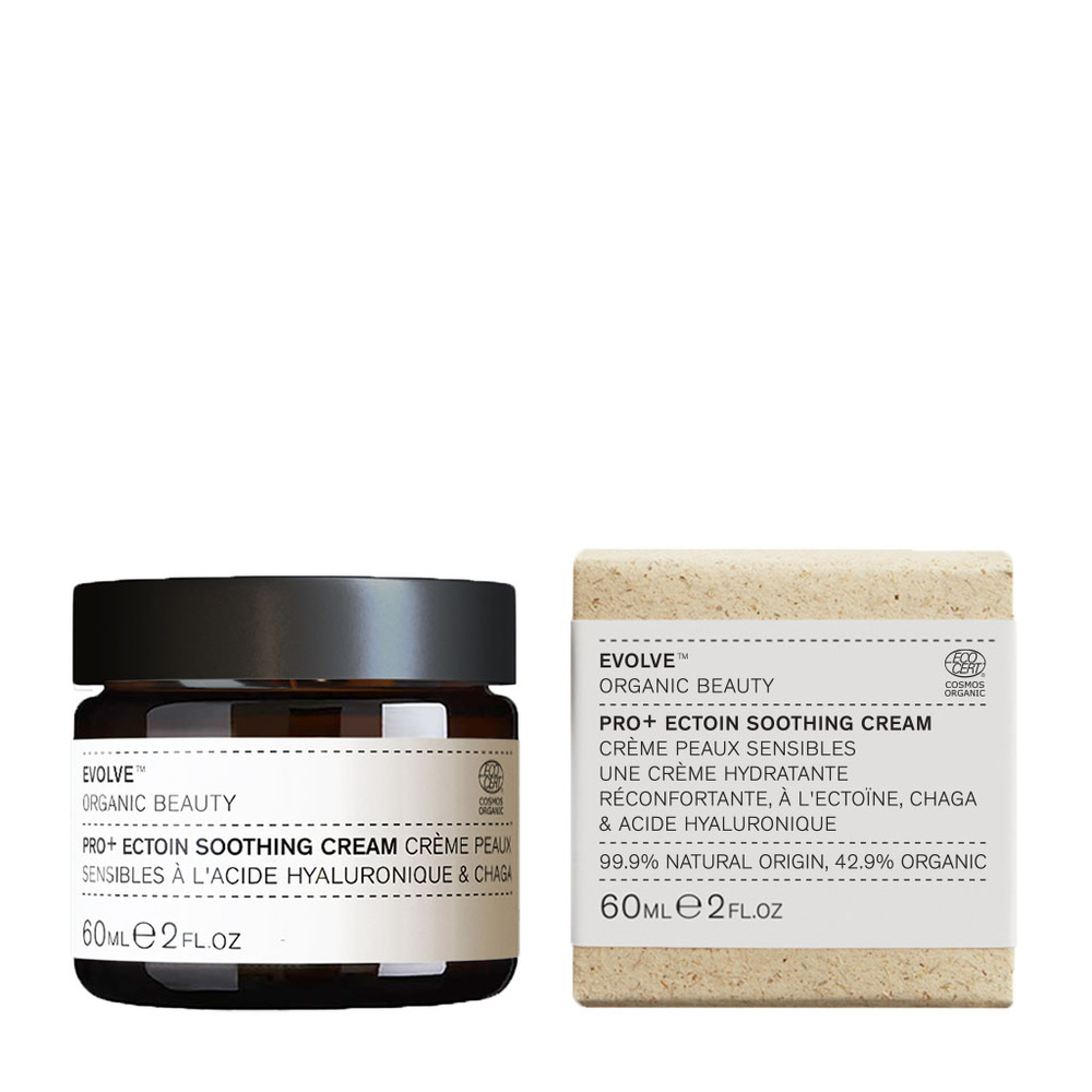 evolve organic beauty Evolve Pro + Ectoin Soothing Cream 60ml Crème sans parfum peau sensible