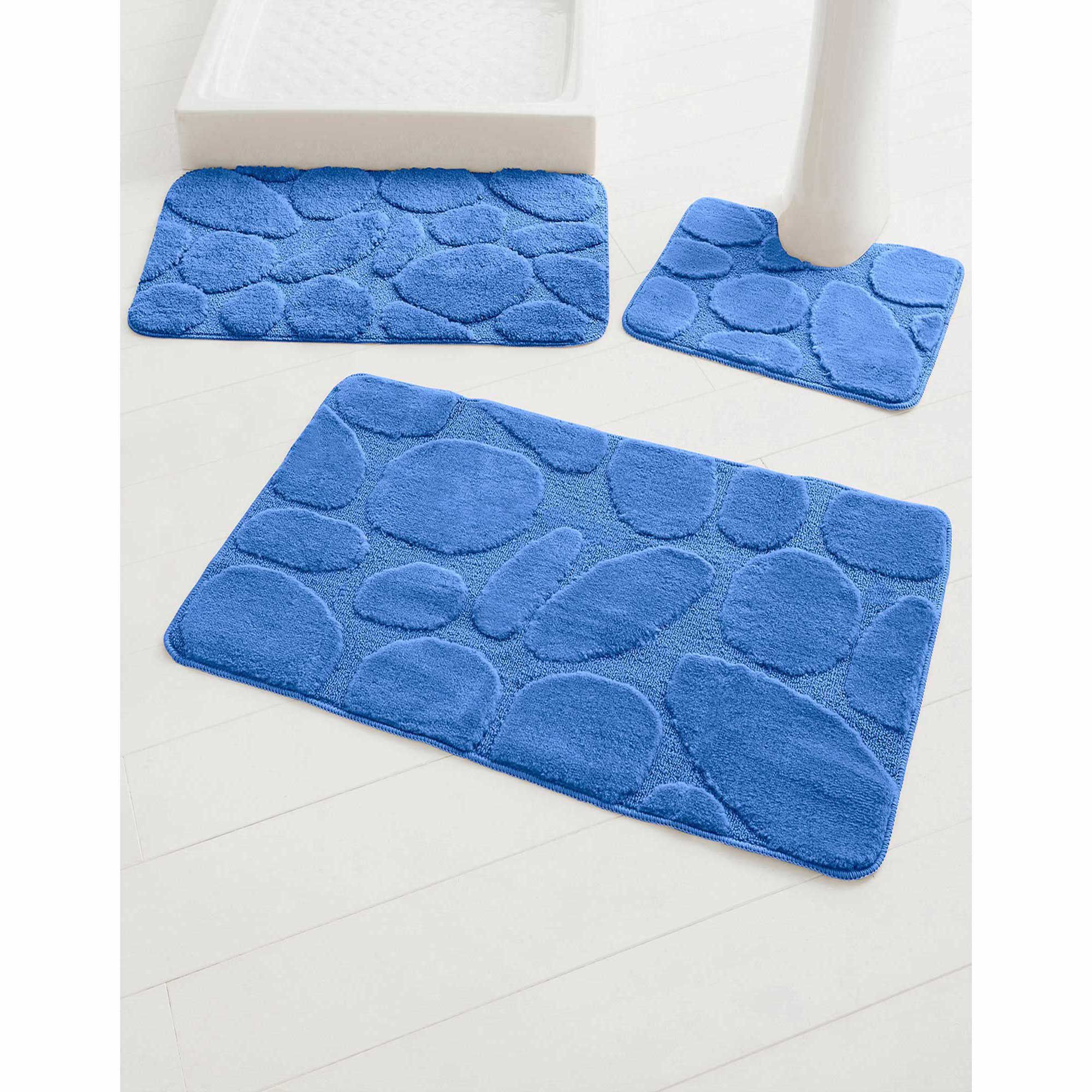 Tapis de bain motif galets