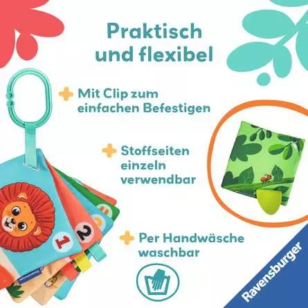Play+ Mein allererstes Spielbuch: Zahlen und Farben (Stoffbuch)