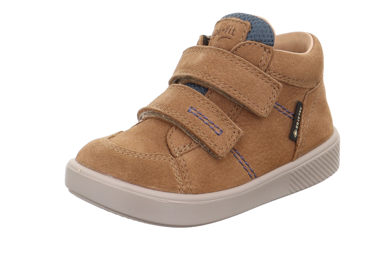 SUPIES - Braun/BlauSneaker low mit Klettverschluss