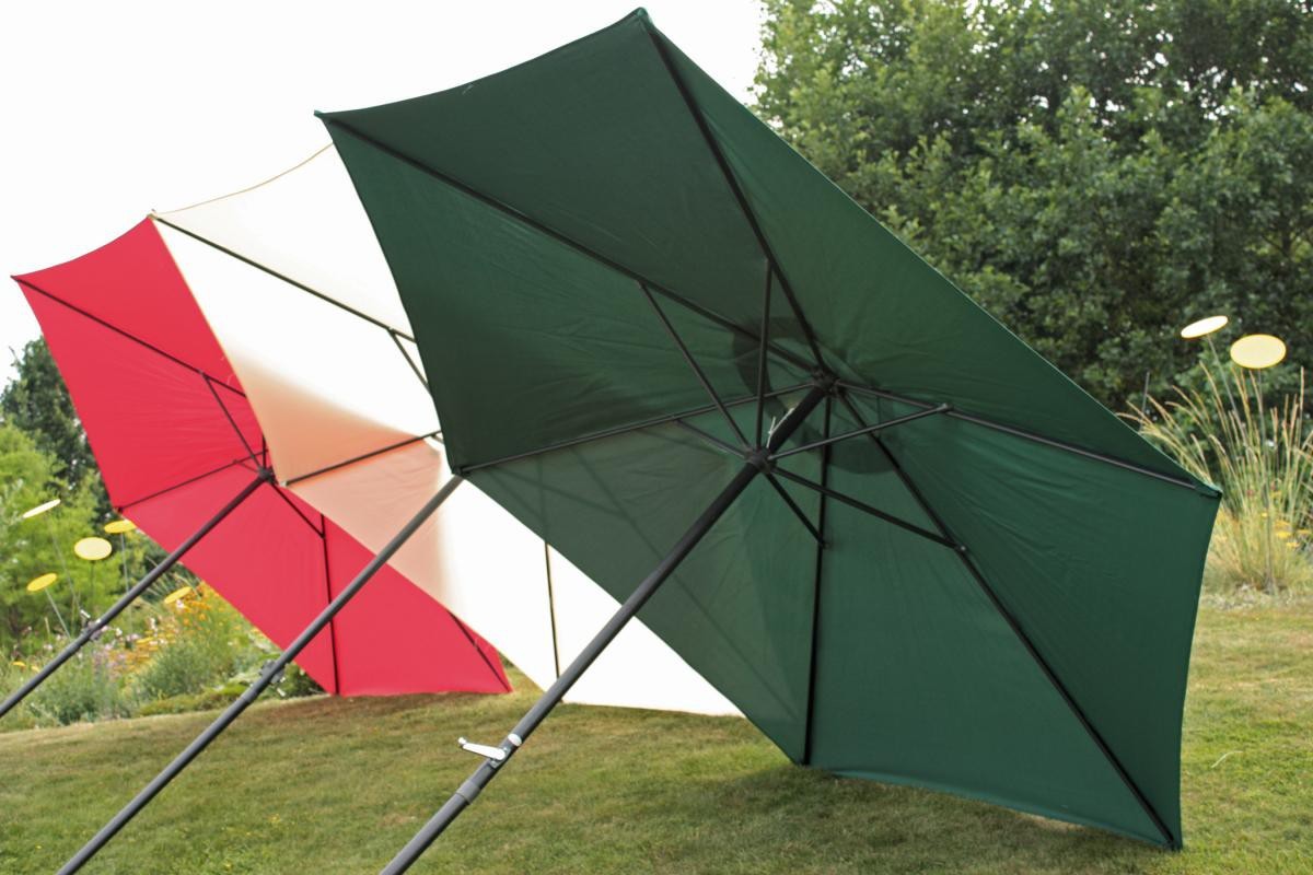 Garden Pleasure Harms Sonnenschirm GRÜN, Ø 300cm, 6 Streben