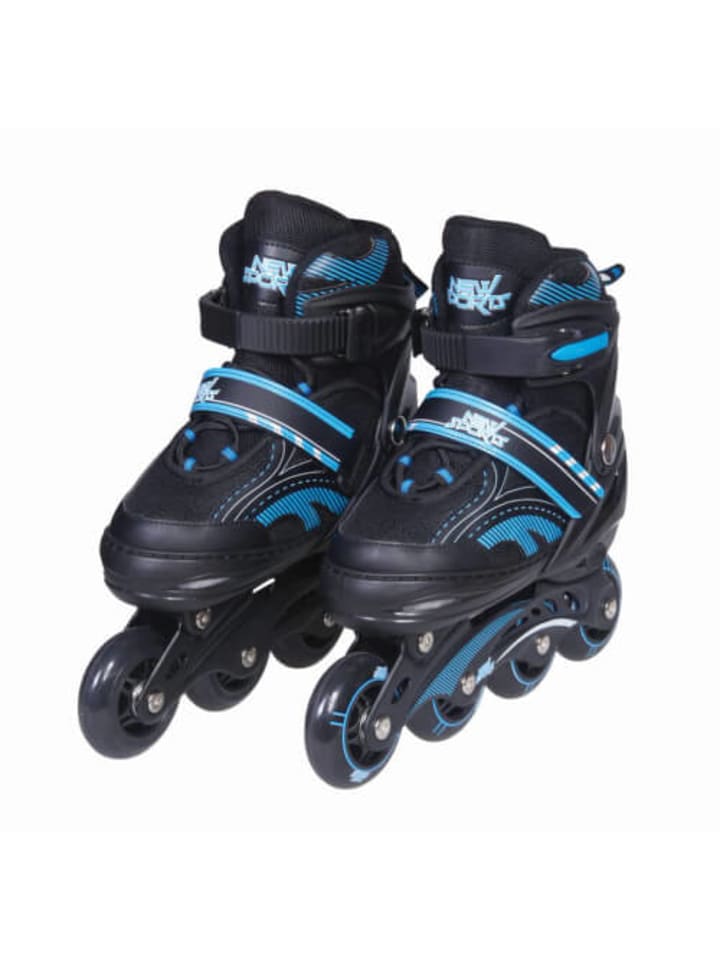 New Sports Rollschuhe Inliner Blau mit Schnallenverschluss ABEC 7 Kugellager Größe 31-34 günstig kaufen onesize