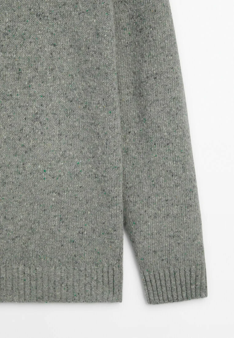 Massimo Dutti CUELLO REDONDO CON NUDO - Suéter