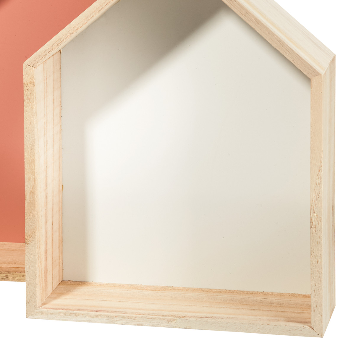 3 Wandregale in Haus-Optik