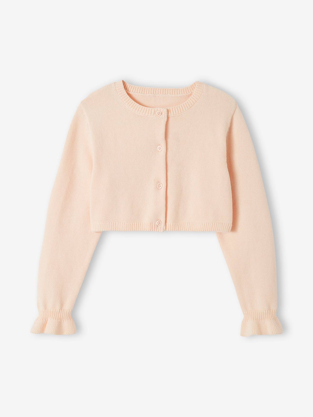 Vertbaudet Mädchen Bolero Oeko-Tex - blau chambray