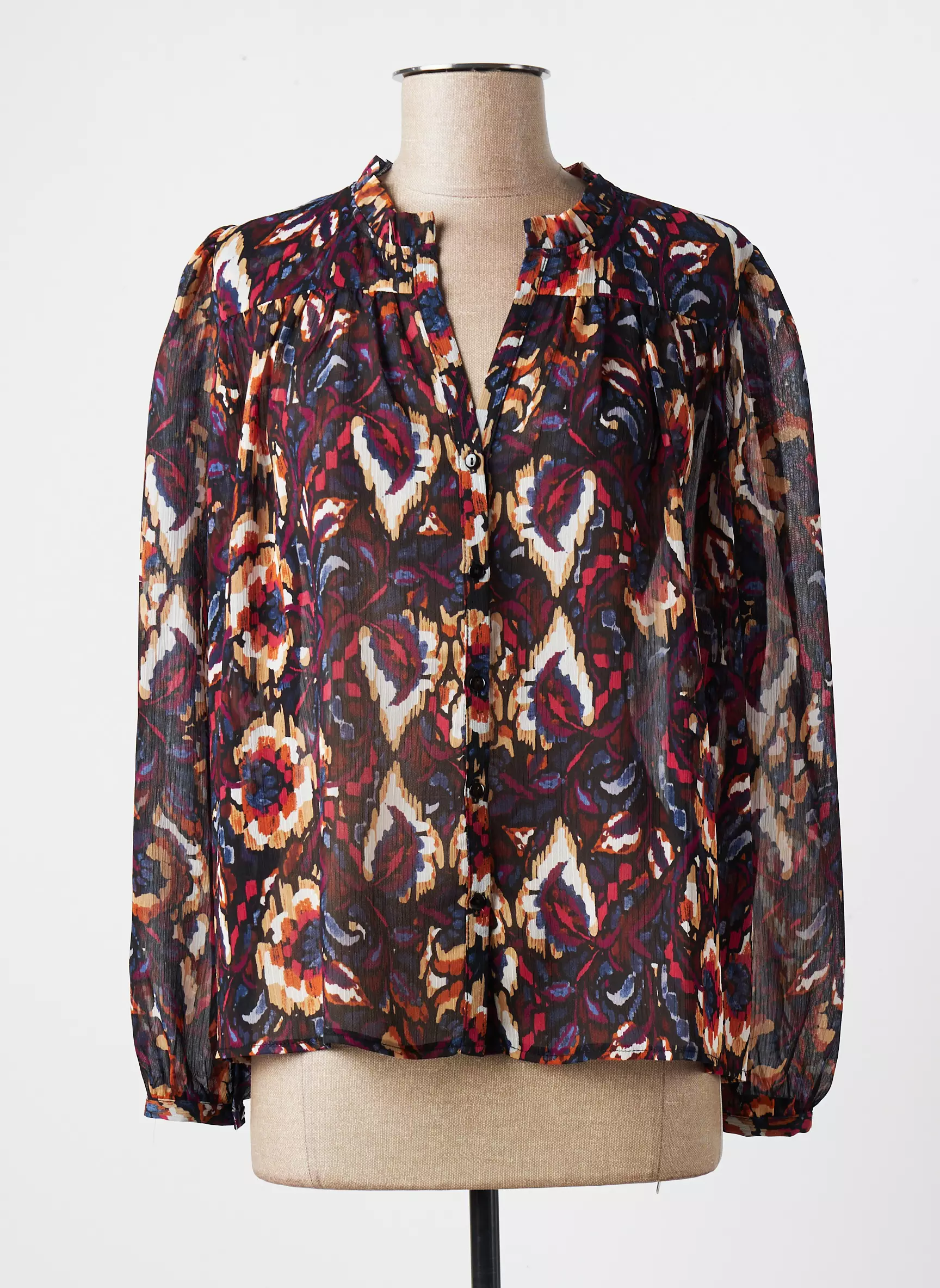 Rue Des Abbesses Chemisiers Femme couleur beige