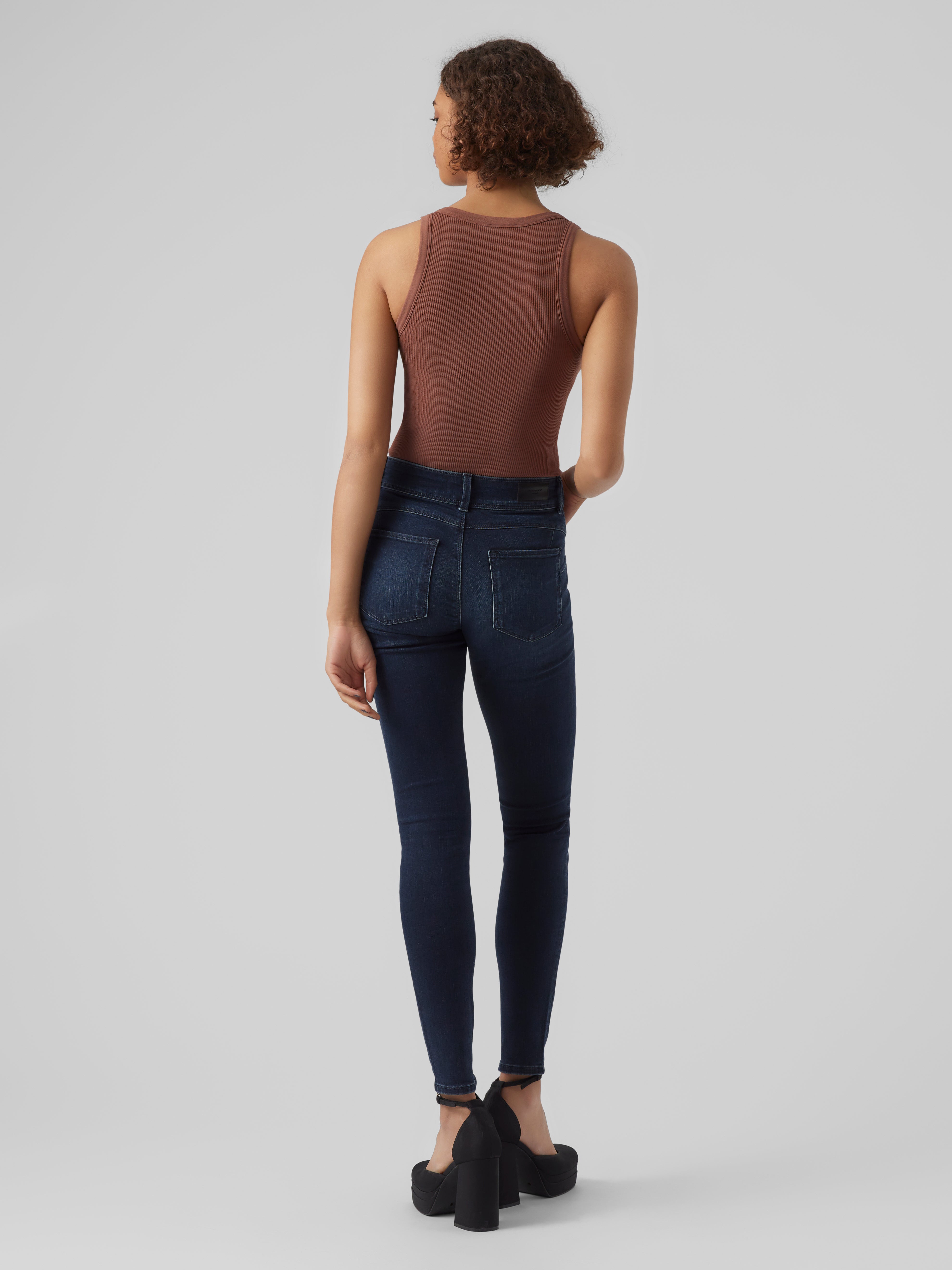 VMEMBRACE Mid Rise Skinny Fit Jeans