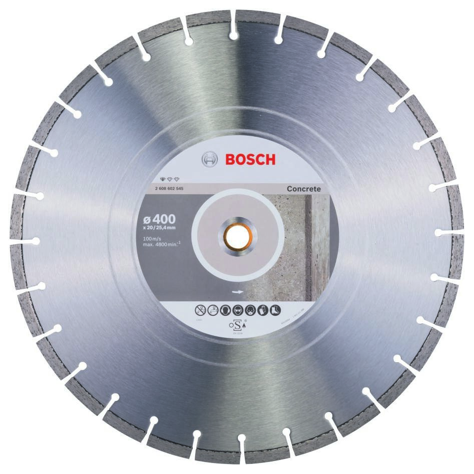 Bosch Blue Accessories 2608602545 Diamantkappeskive Standard for betong 400 x 20/25,40 x 3,2 x 10 mm