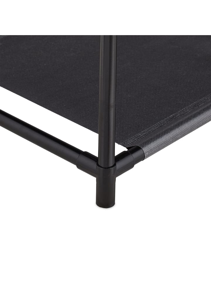 relaxdays Schuhregal in Schwarz - (B)60 x (H)164 x (T)30 cm günstig kaufen onesize