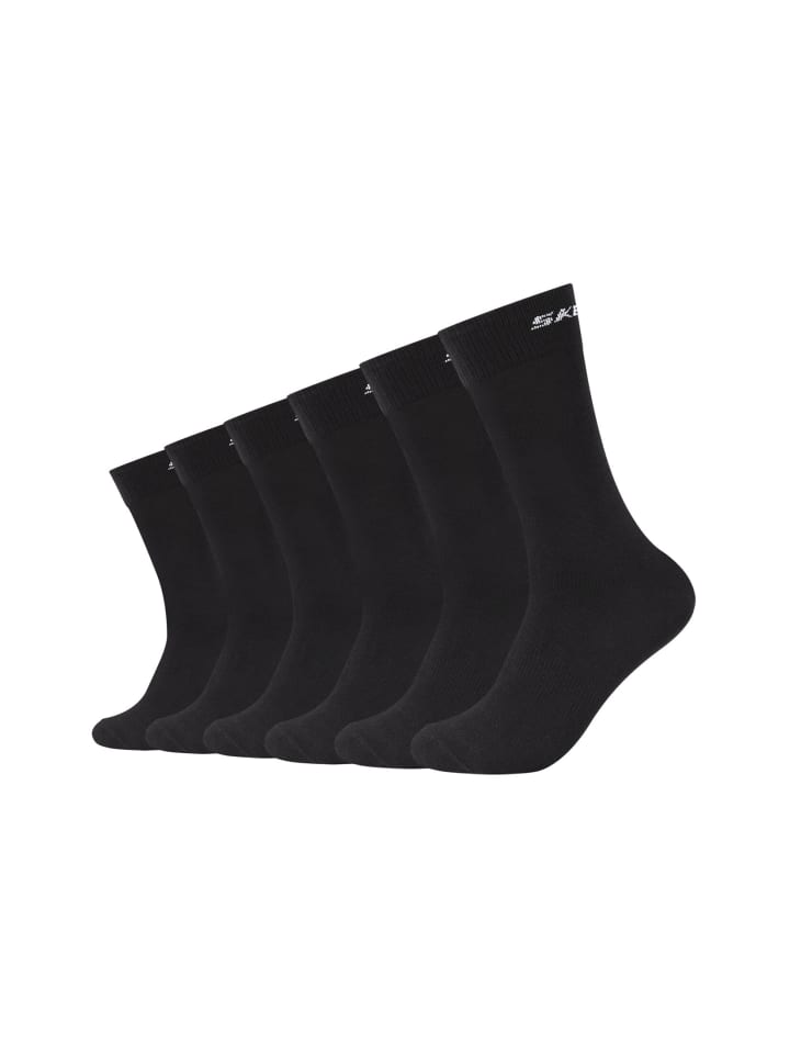 Skechers Socken 6er Pack mesh ventilation in Schwarz günstig kaufen