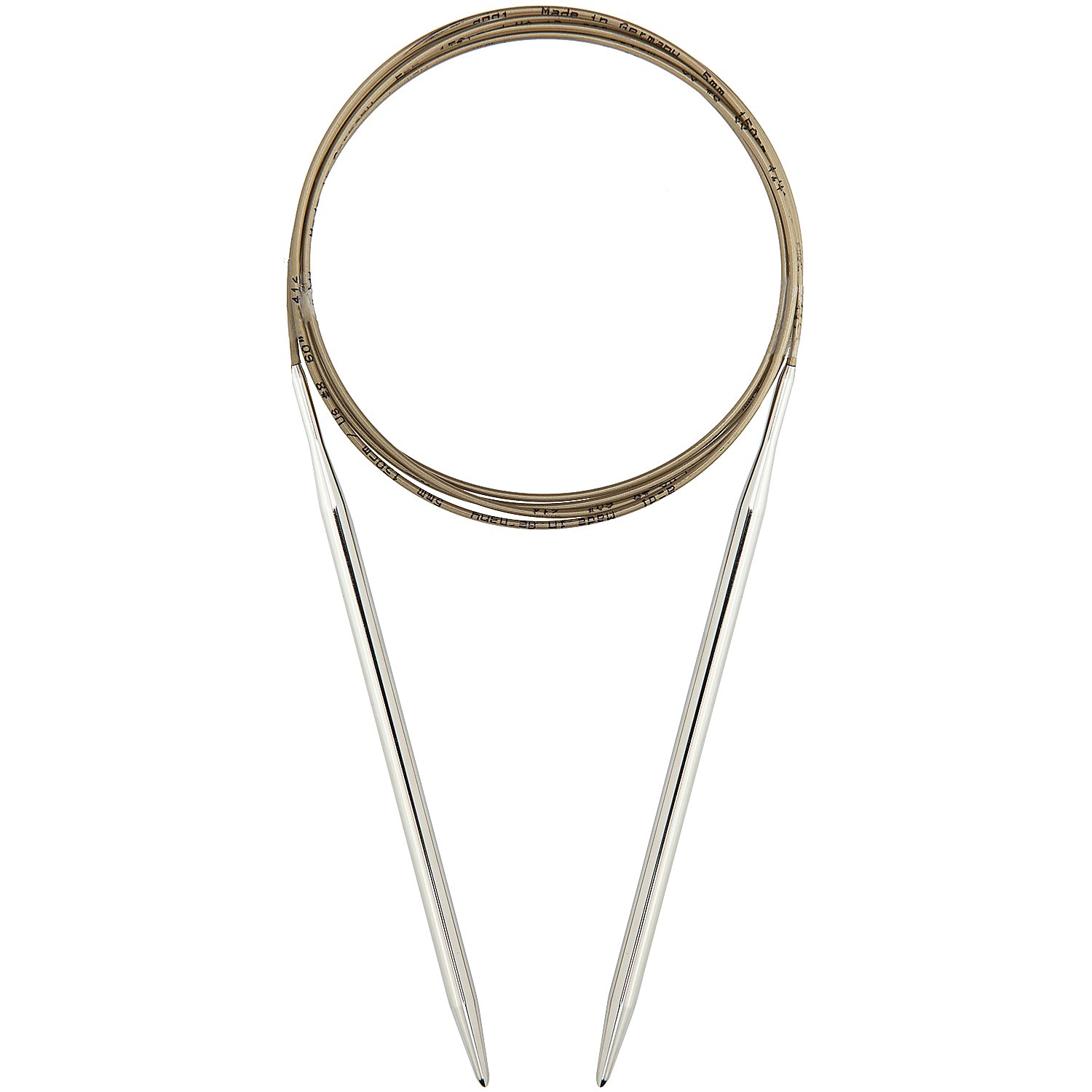 addi Rundstricknadeln, Messing, 150 cm