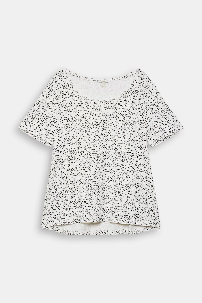 CURVY T-Shirt mit Musterprint, Bio-Baumwolle