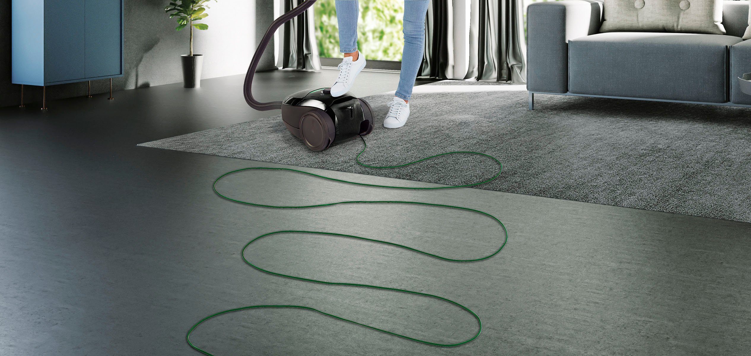 AEG Bodenstaubsauger VX82-1-ÖKO, 600 W, mit Beutel, aus 75% Recyclingkunststoff
