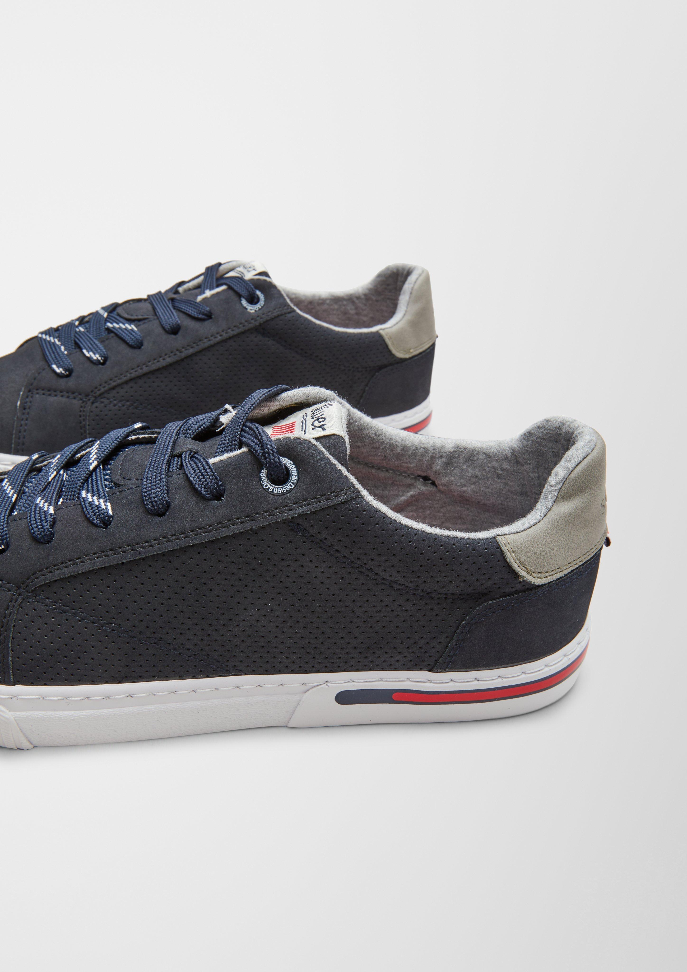 Sneaker aus Lederimitat  6007377-805