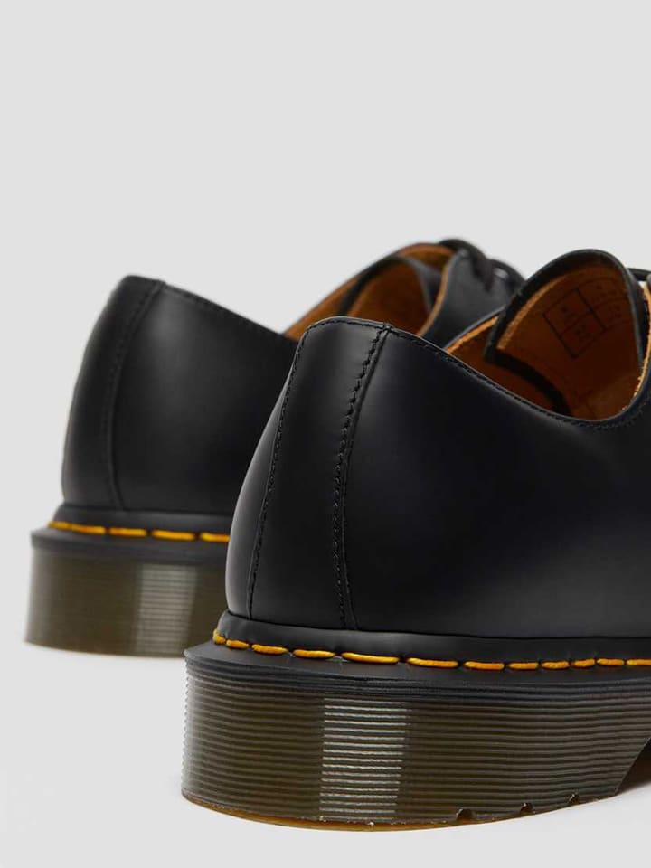 Dr. Martens Leder-Schnürschuhe in Schwarz günstig kaufen