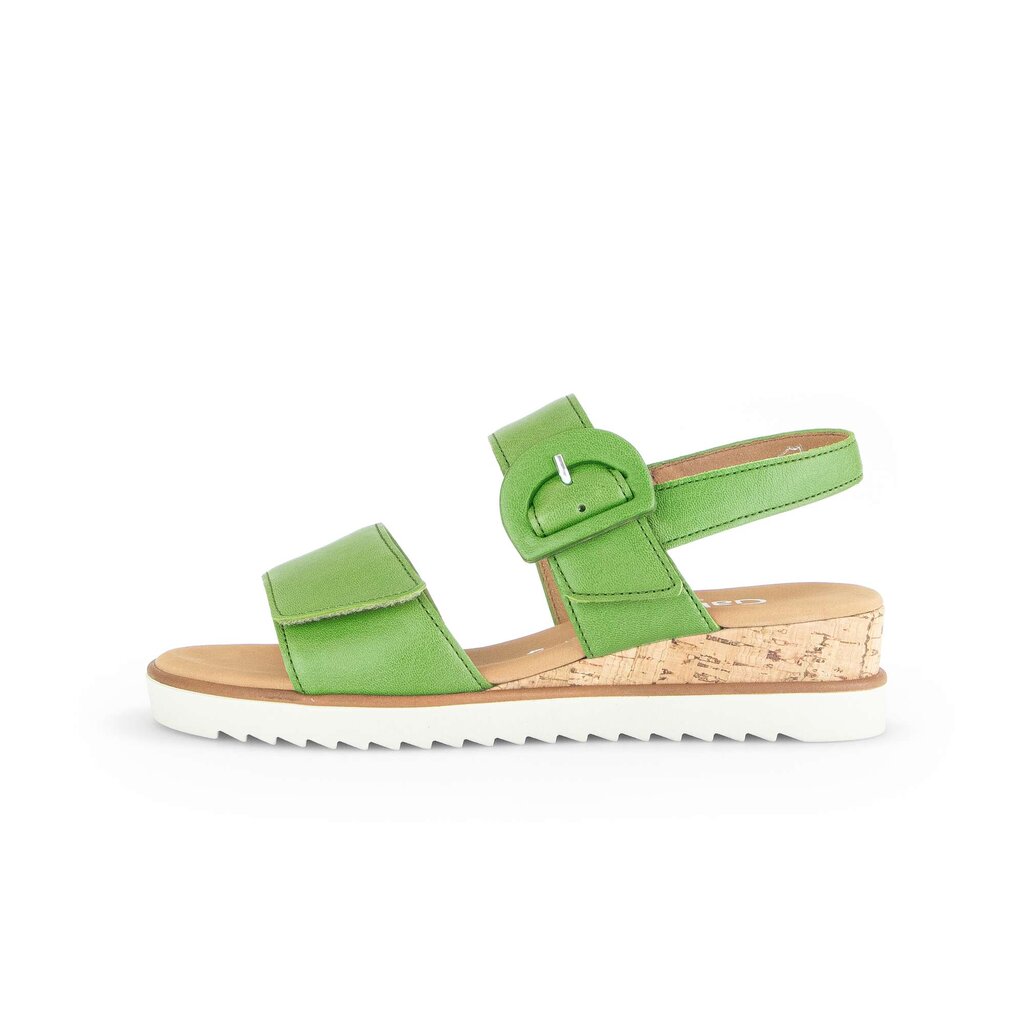Gabor comfort Keilsandalette grün