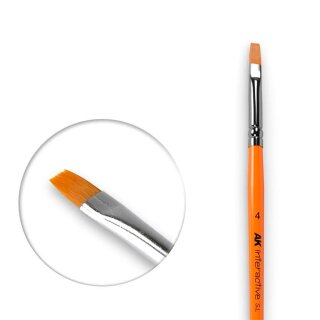 AK Synthetic Brush - Flat (4)