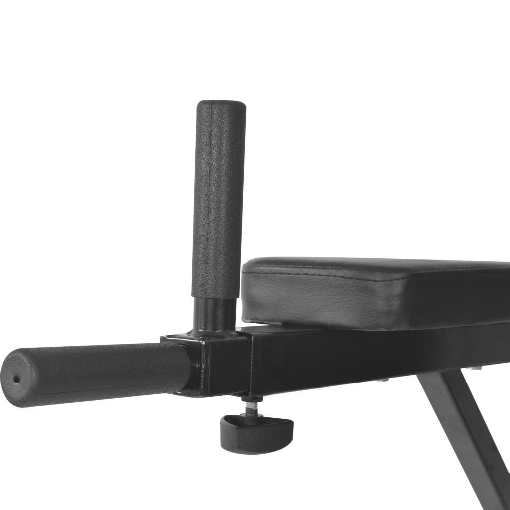 vidaXL Kraftstation Fitness-Dipstation zur Wandmontage Schwarz