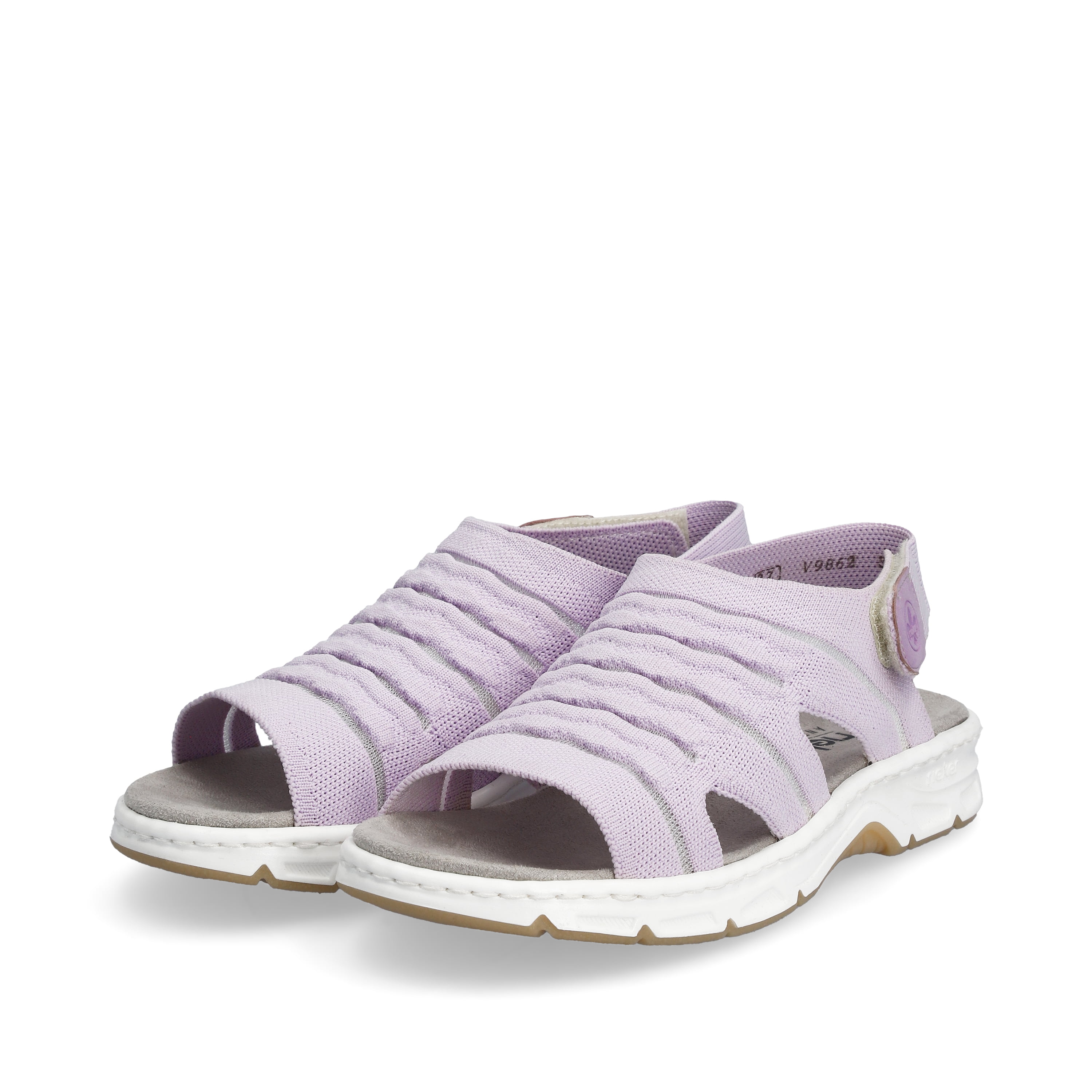 Rieker Damen Riemchensandalen pastelllila