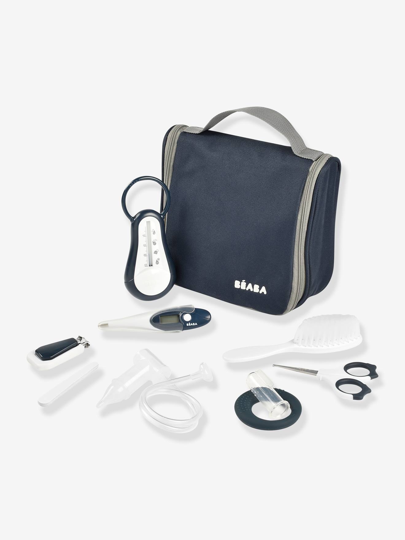 Trousse de toilette nomade 9 accessoires BEABA green blue
