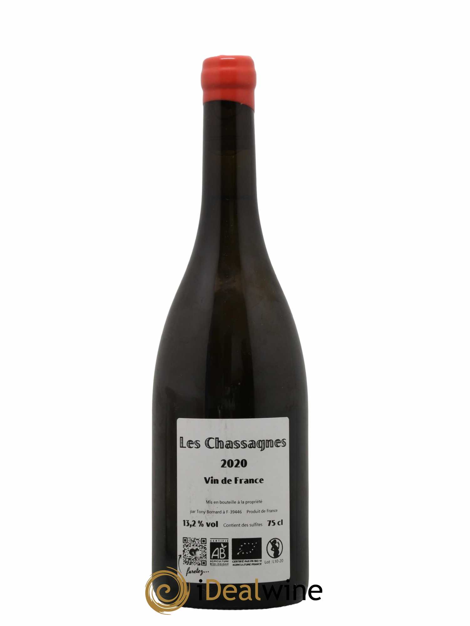 Vin de France Les Chassagnes Bornard 2020 - Lot de 1 Bouteille