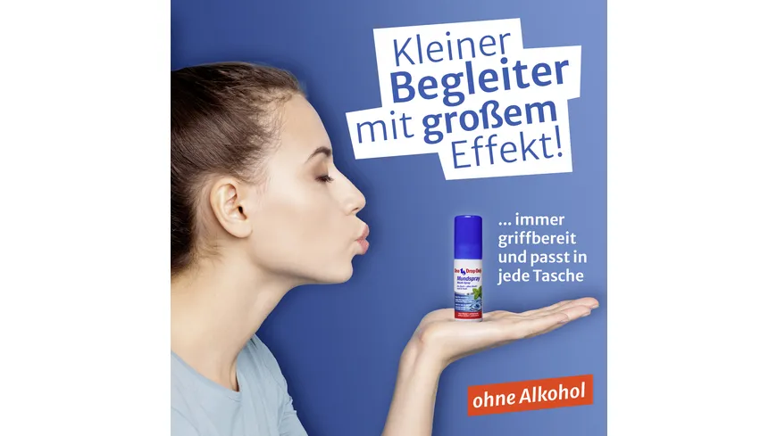 One Drop Only antibakterielles Mundspray mit natürlichen Inhaltsstoffen 15 ml