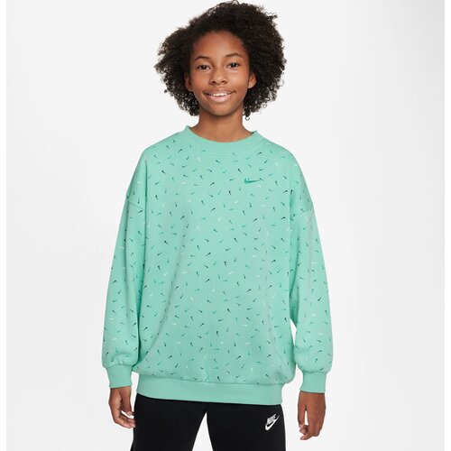 KINDER SWEATSHIRT G NSW CLUB FLC OVRSZD CRW LOGO