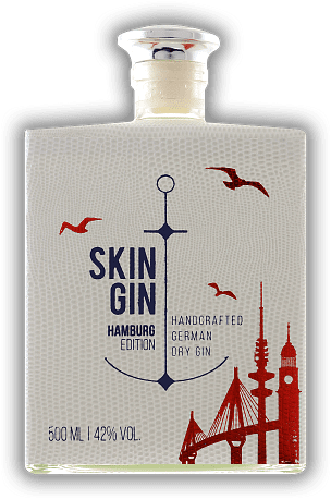 Skin Gin - Edition Hamburg White Skin Gin - Edition Hamburg White  0,5	 Liter - Vol 42%