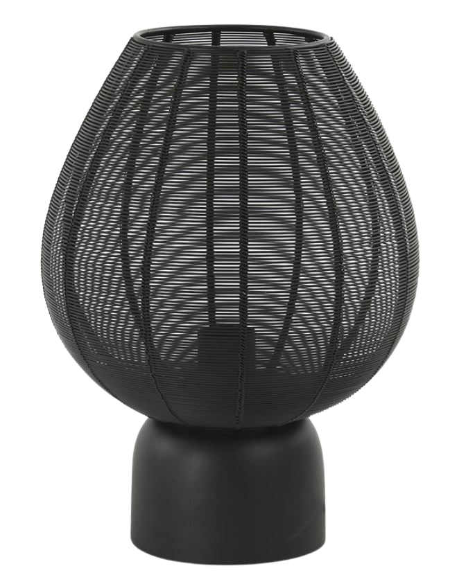 Trendhopper Windlicht Suneko Schwarz 26 cm