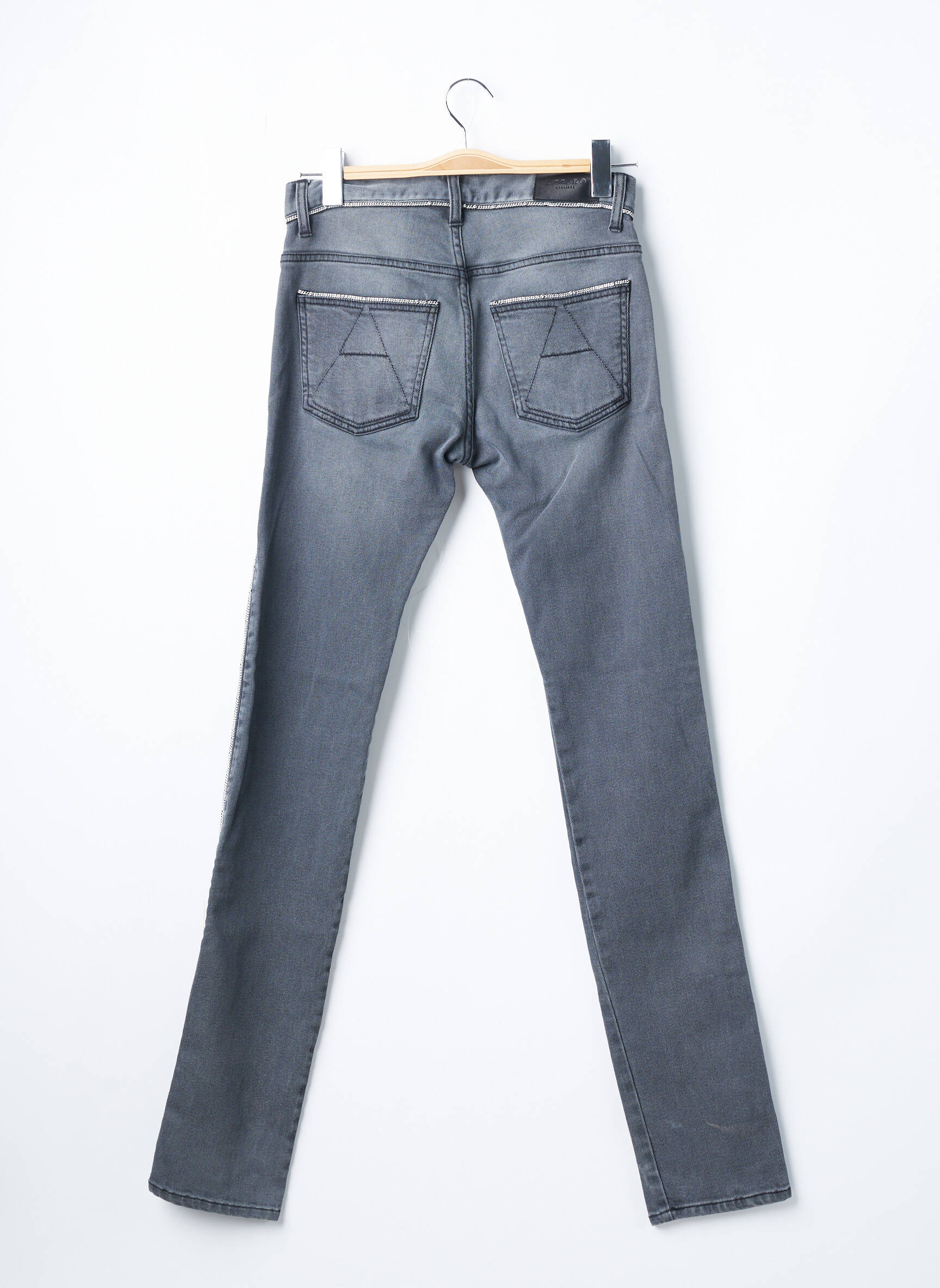 Azzaro Jeans Coupe Slim Femme couleur gris