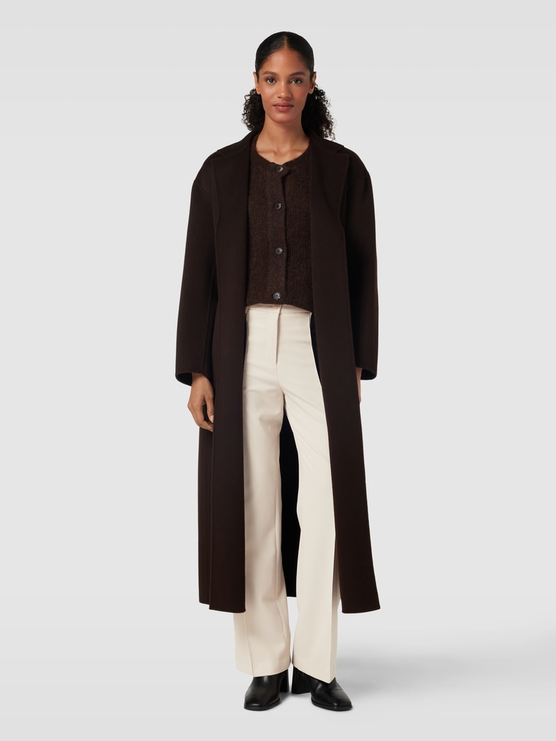 Hose mit Bundfalten in beige