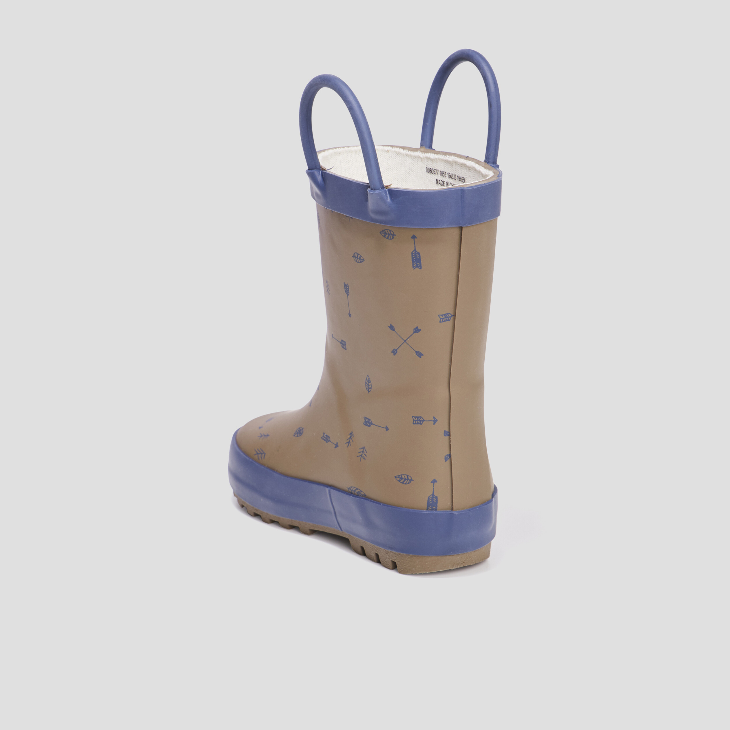 Bottes de pluie avec anses marron bébé garçon | La Halle